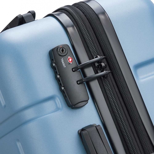 قیمت و خرید چمدان کابین دلسی مدل کاملیا رنگ آبی چمدان ایران - DELSEY PARIS CAMELIA 00393280112 chamedaniran 4